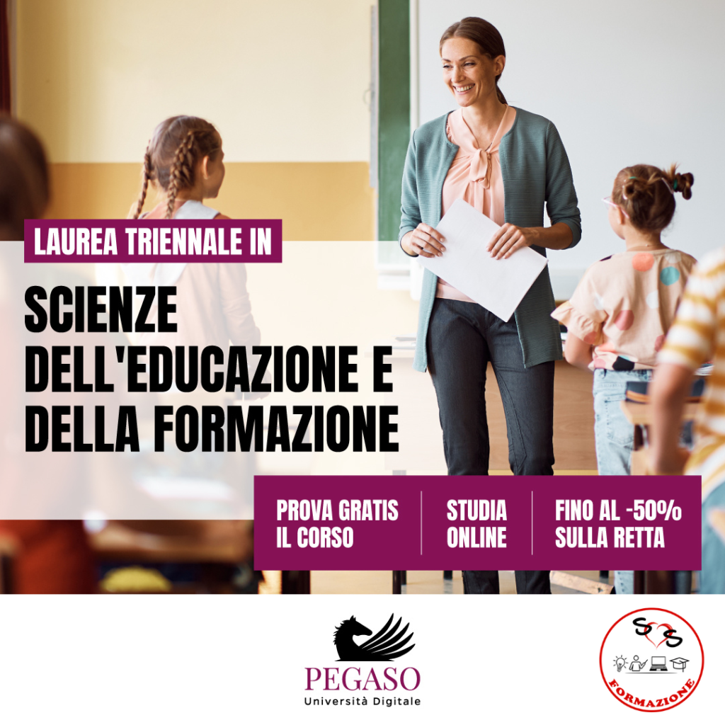 SCIENZE DELL’EDUCAZIONE E DELLA FORMAZIONE L-19