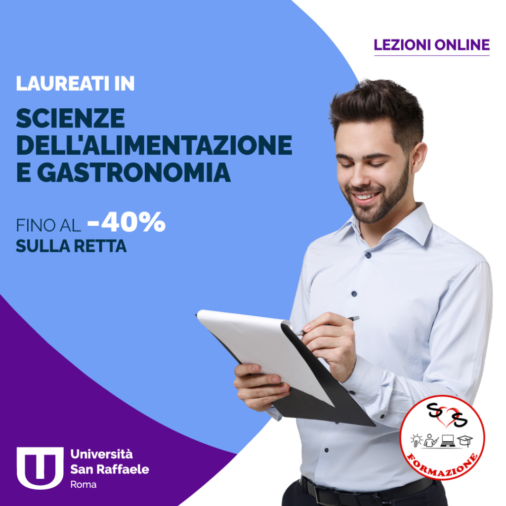 SCIENZE DELL’ALIMENTAZIONE E GASTRONOMIA L-26